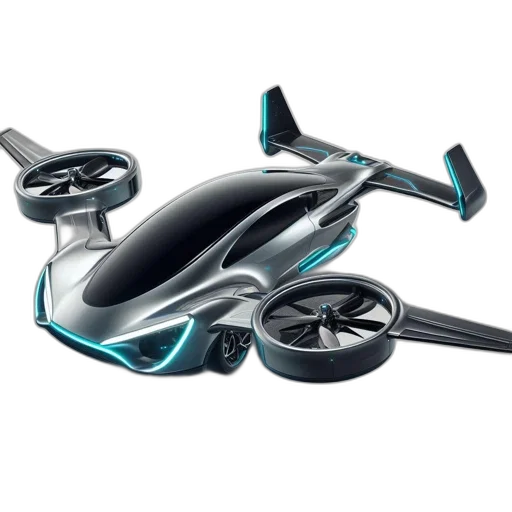 car, 3d render, concept art, futuristic transparent PNG cut-out