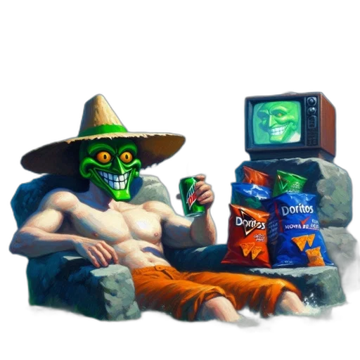 robot, mask, bottle, pixel art transparent PNG cut-out