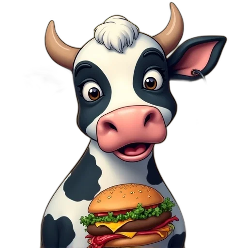 food, animal, face, photorealistic transparent PNG cut-out