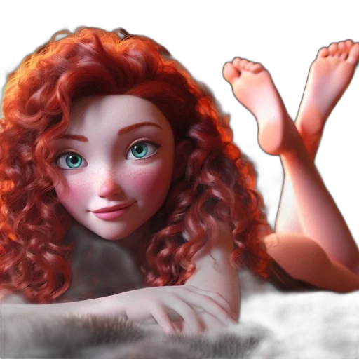 hair, fantasy art, concept art, photorealistic transparent PNG cut-out