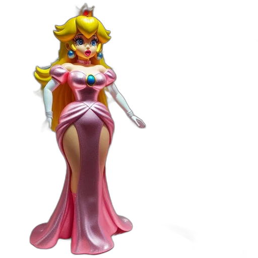 dress, crown, 3d render, concept art transparent PNG cut-out