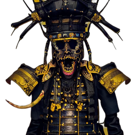 mask, robot, crown, staff transparent PNG cut-out