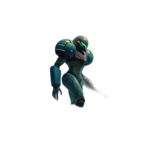 robot, creature, weapon, staff transparent PNG cut-out