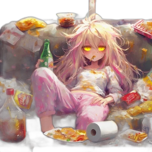 food, bottle, robot, dragon transparent PNG cut-out