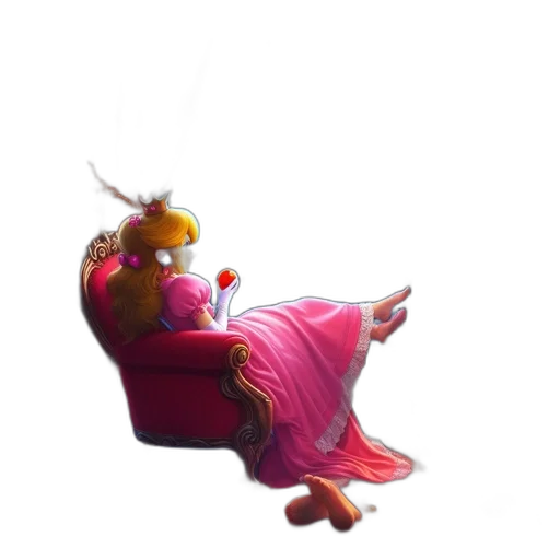 furniture, crown, dress, staff transparent PNG cut-out