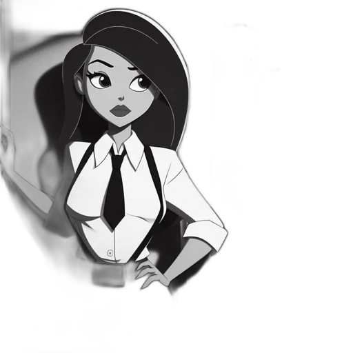 staff, dress, robot, cartoon transparent PNG cut-out