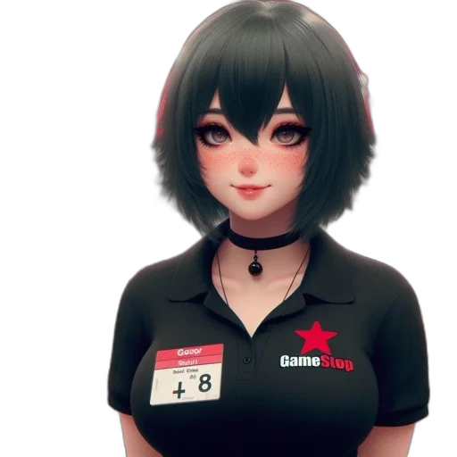 staff, face, dress, robot transparent PNG cut-out