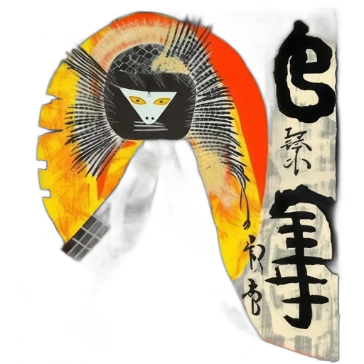 mask, jewelry, sword, staff transparent PNG cut-out