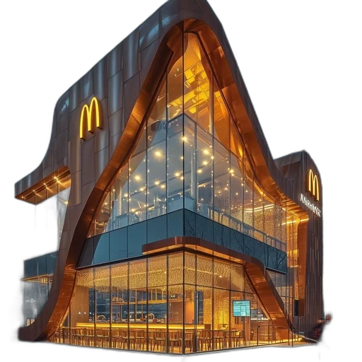 building, food, crown, 3d render transparent PNG cut-out