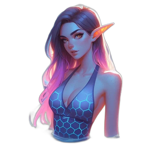 dress, face, dragon, fantasy art transparent PNG cut-out