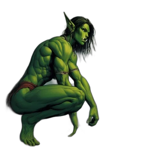 creature, comic book art, concept art, fantasy art transparent PNG cut-out