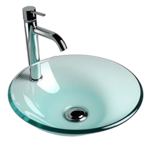 3d render, photorealistic, glass, bowl transparent PNG cut-out