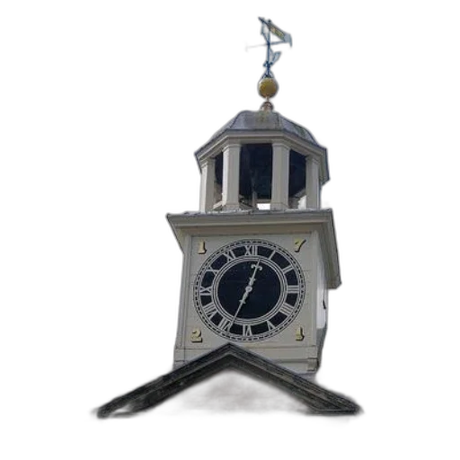 jewelry, 3d render, clock, tower transparent PNG cut-out