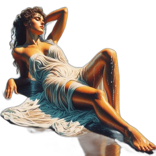 dress, jewelry, furniture, photorealistic transparent PNG cut-out