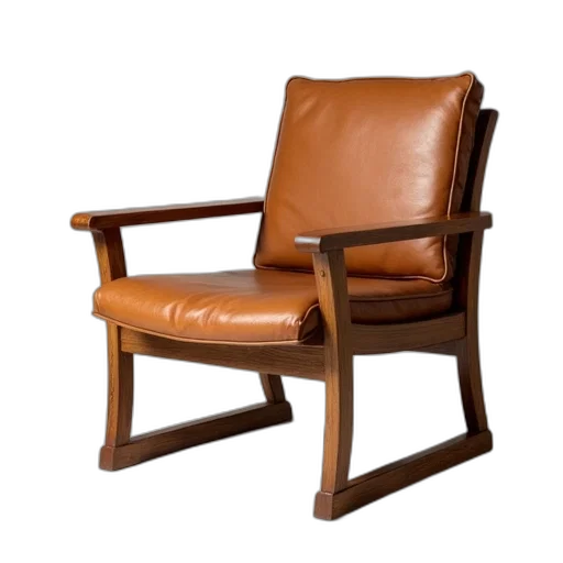 furniture, 3d render, vintage, wooden transparent PNG cut-out