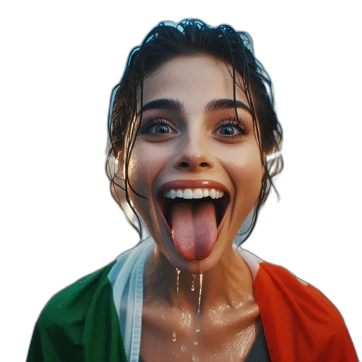 face, umbrella, photorealistic, concept art transparent PNG cut-out