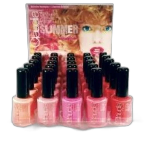 display, nail, polish, bottles transparent PNG cut-out