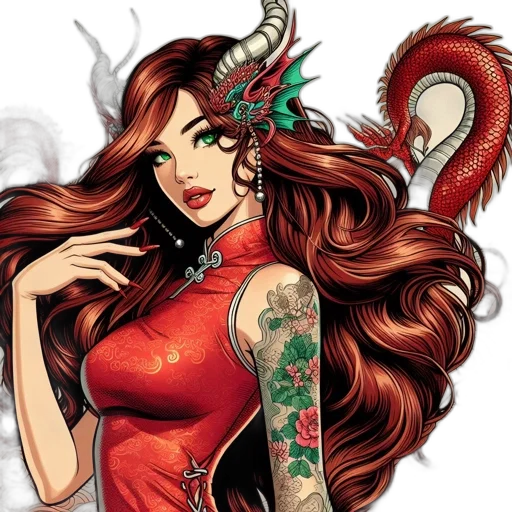 comic book art, fantasy art, concept art, cartoon transparent PNG cut-out