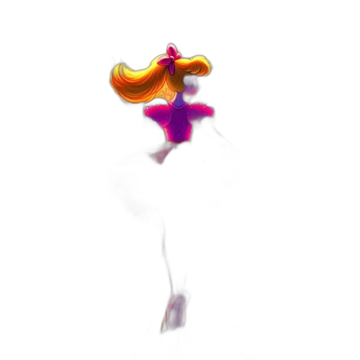 flower, hair, staff, umbrella transparent PNG cut-out