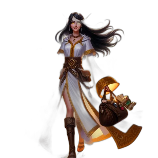 staff, fantasy art, concept art, pixel art transparent PNG cut-out