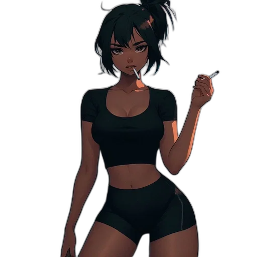 dress, staff, concept art, cartoon transparent PNG cut-out