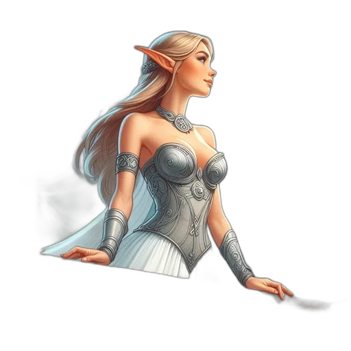 dress, dragon, fantasy art, concept art transparent PNG cut-out