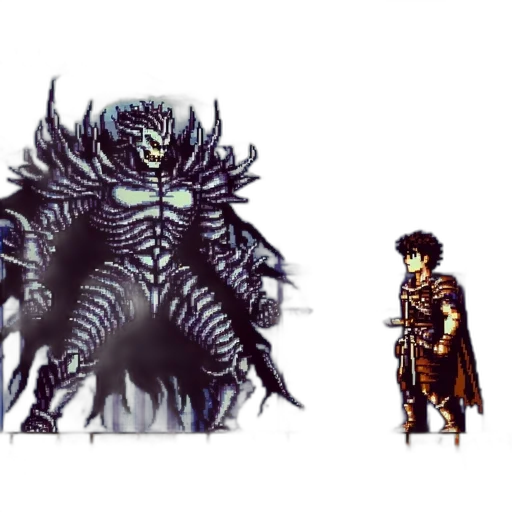 dragon, creature, concept art, pixel art transparent PNG cut-out