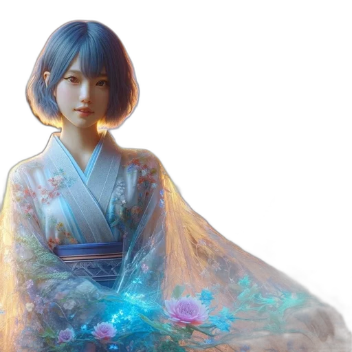 dress, concept art, fantasy art, photorealistic transparent PNG cut-out