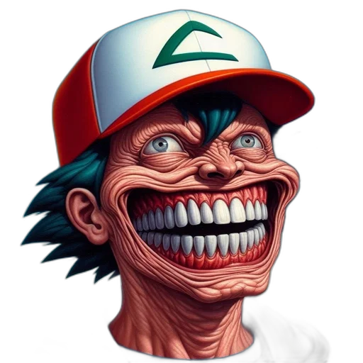 face, creature, mask, concept art transparent PNG cut-out