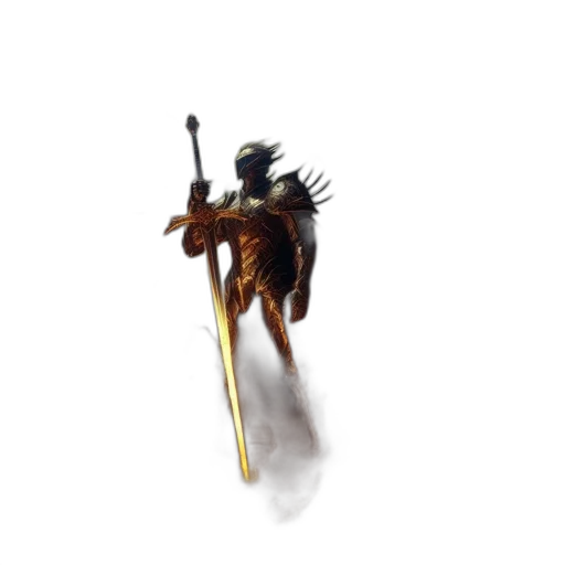 dragon, staff, sword, weapon transparent PNG cut-out