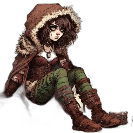jacket, mask, face, creature transparent PNG cut-out