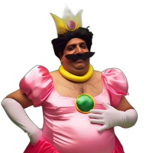 crown, staff, animal, creature transparent PNG cut-out