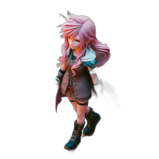 jacket, staff, weapon, creature transparent PNG cut-out