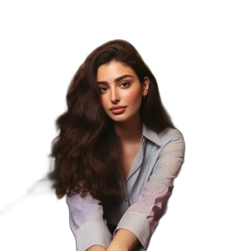 hair, jacket, jewelry, dress transparent PNG cut-out