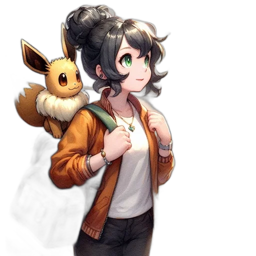 staff, jacket, animal, creature transparent PNG cut-out