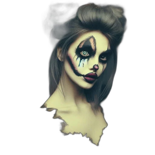 mask, face, watercolor, fantasy art transparent PNG cut-out