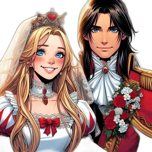 crown, comic book art, anime, fantasy art transparent PNG cut-out