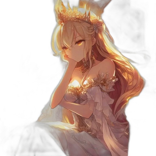 crown, dress, staff, mask transparent PNG cut-out