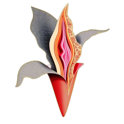 flower, jewelry, crown, staff transparent PNG cut-out