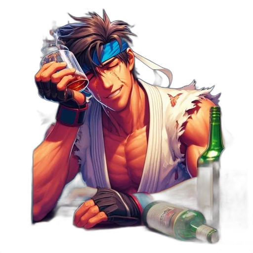 bottle, weapon, staff, vaporwave transparent PNG cut-out