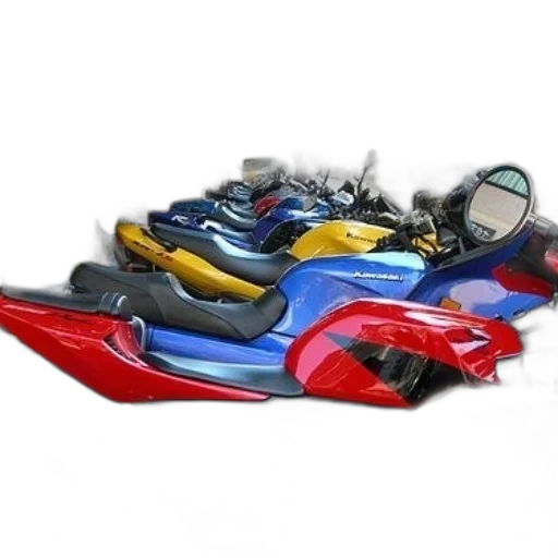 shoes, car, weapon, 3d render transparent PNG cut-out