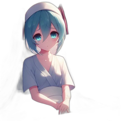 hat, dress, robot, staff transparent PNG cut-out