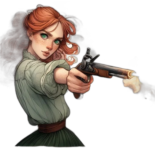 weapon, staff, fantasy art, comic book art transparent PNG cut-out