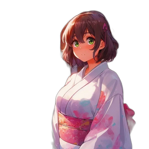 dress, staff, face, flower transparent PNG cut-out