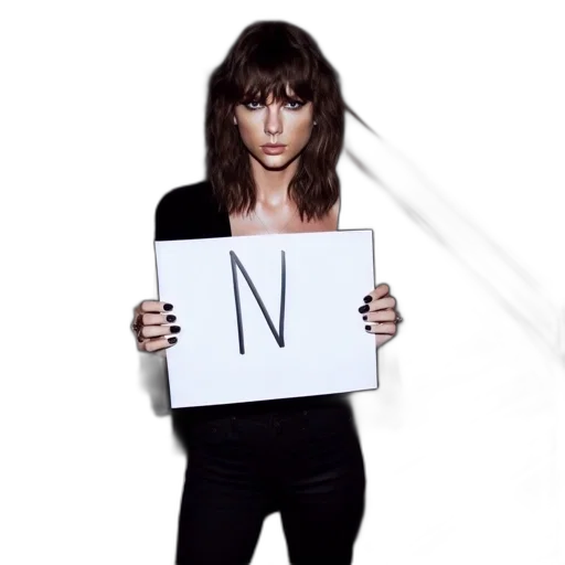 jacket, neon lights, woman, serious transparent PNG cut-out