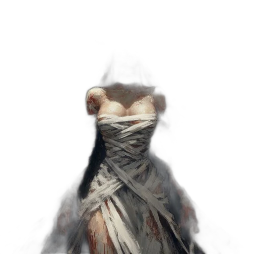 dress, mask, creature, animal transparent PNG cut-out
