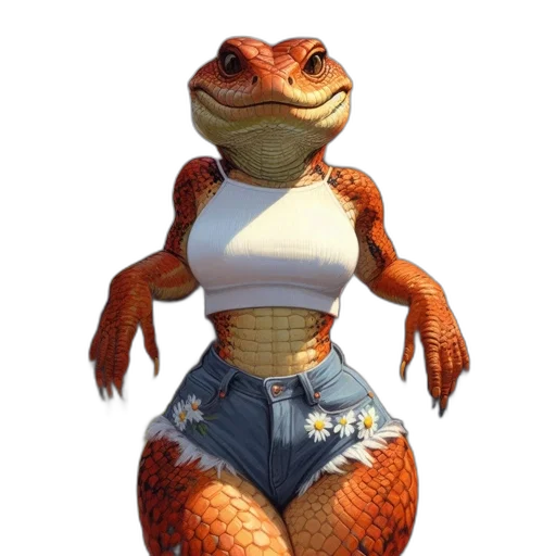 animal, dragon, creature, dress transparent PNG cut-out