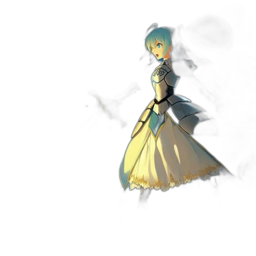 dress, staff, sword, weapon transparent PNG cut-out