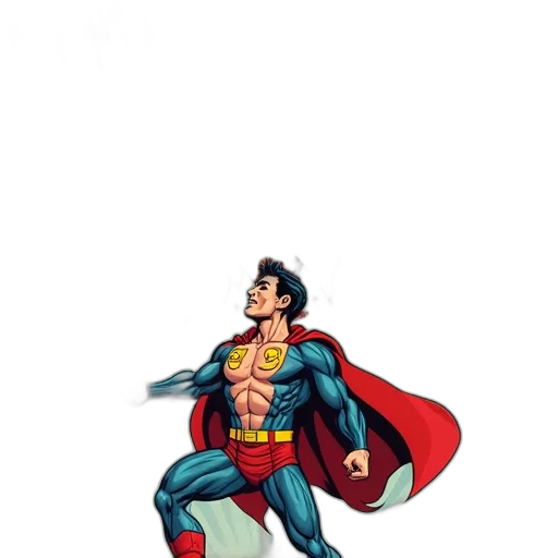 comic book art, cartoon, concept art, pixel art transparent PNG cut-out