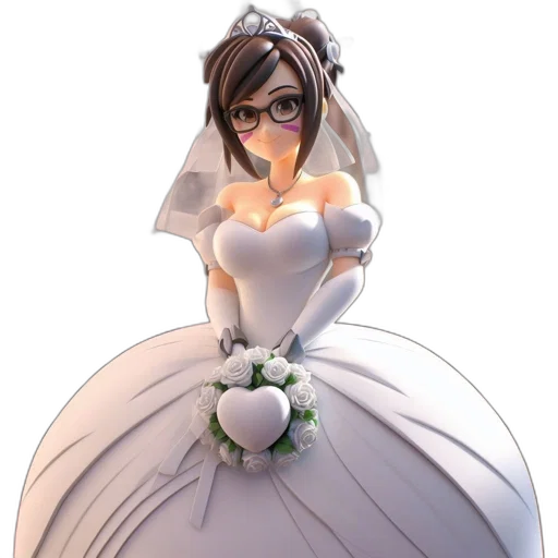 dress, crown, jewelry, robot transparent PNG cut-out